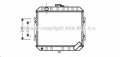 AVA QUALITY COOLING mt2002 -  Радиатор, охлаждение двигателя